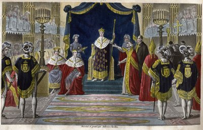 Carlos X (1757-1836) fue coronado Rey en Reims el 6 de mayo de Ambroise Tardieu