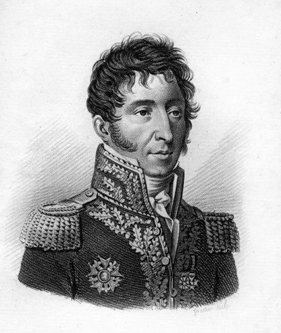 Etienne Pierre Sylvestre RICARD (1771-1843) - en "Portraits des généraux français en suite les victoires et conquêtes des Français". Grabado por Ambroise Tardieu en 1818. Colección Stella. de Ambroise Tardieu