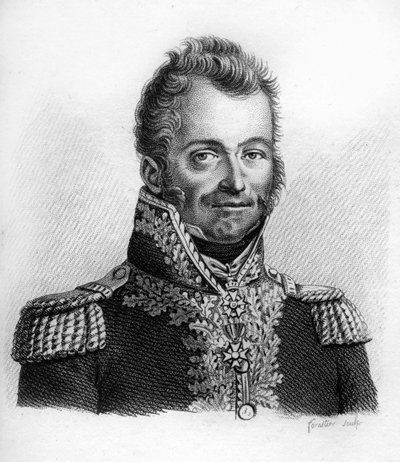 Jean François Rome, General de Brigada (1773-1826) - en “Retratos de los generales franceses tras las victorias y conquistas de los franceses”. Grabado por Ambroise Tardieu en 1818. Colección Stella. de Ambroise Tardieu
