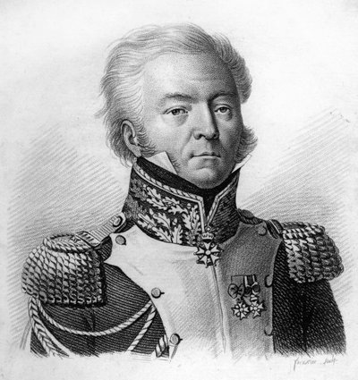Louis Lepic General de División (1765-1847) - en "Portraits des généraux français en suite les victoires et conquêtes des Français". Grabado por Ambroise Tardieu en 1818. Colección Stella. de Ambroise Tardieu