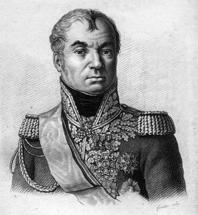 Mariscal Oudinot, Nicolás Charles Oudinot, Duque de Reggio, Mariscal de Francia (1767-1847). Retratos de los Generales Franceses. Grabado por Ambroise Tardieu en 1818. Colección Stella de Ambroise Tardieu