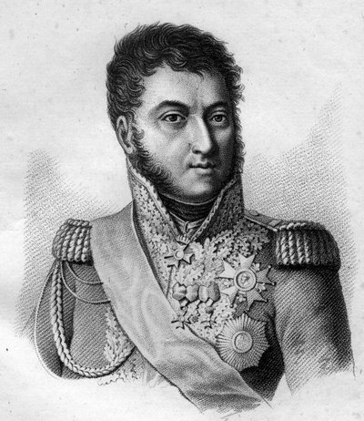 Mariscal Suchet. Louis Gabriel (Louis-Gabriel) Suchet (1770-1826), Duque de Albufera Mariscal de Francia. en Retratos de los generales franceses tras las victorias y conquistas de los franceses. Grabado por Ambroise Tardieu en 1818. Colección Stella. de Ambroise Tardieu
