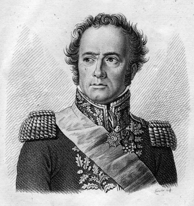Maximilien Sébastien Foy. General y político francés (1775-1825) - en “Retratos de los generales franceses tras las victorias y conquistas de los franceses”. Grabado por Ambroise Tardieu en 1818. Colección Stella. de Ambroise Tardieu
