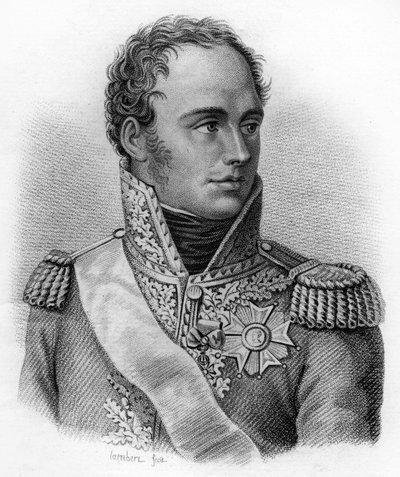 Retrato de Eugene Rose de Beauharnais, conocido como Príncipe Eugene (1781-1824), Virrey de Italia - en 