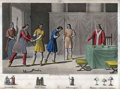 Roberto II, el Piadoso (970 - 1031) libera a los conspiradores - Roberto II conocido como “El Piadoso” (972-1031), dinastía Capeto. Sabiendo que dos conspiradores habían sido condenados a muerte, los hizo comulgar, los trató bien y los devolvió a la libert de Ambroise Tardieu