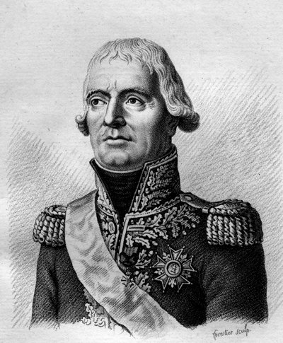 Retrato de Jean Mathieu Philibert, Conde Serurier (1742-1819), - en “Retratos de los generales franceses en las victorias y conquistas de los franceses”. Grabado por Ambroise Tardieu en 1818. Colección Stella de Ambroise Tardieu