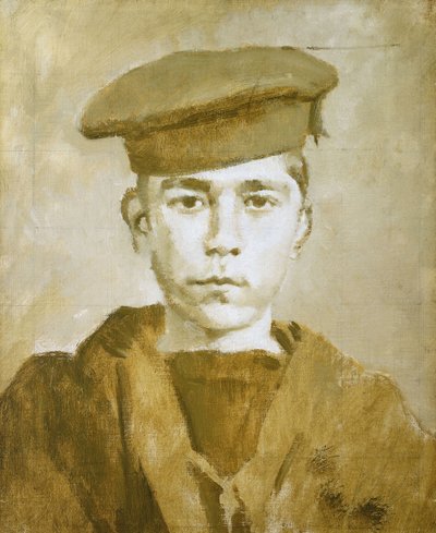 John Travers Cornwell, Boy 1st class (1900-1916), siglo XX (óleo) de Ambrose McEvoy