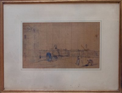 Le Quai de Carenage, Le Pollet, 1928 de Ambrose McEvoy