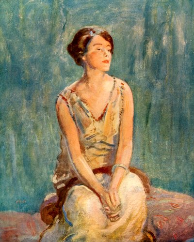 Retrato, Placa de libro de Ambrose McEvoy
