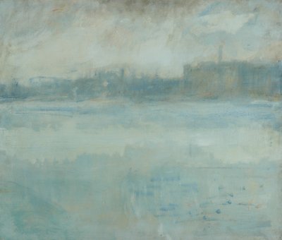 El Támesis desde la casa del artista en Grosvenor Road de Ambrose McEvoy