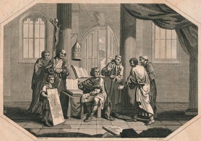 La división de Inglaterra en condados, cientos y tithings por Alfredo el Grande, 1808 de Ambrose William Warren