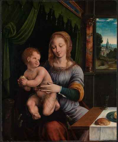 Virgen con el Niño de Ambrosius (attr. to) Benson