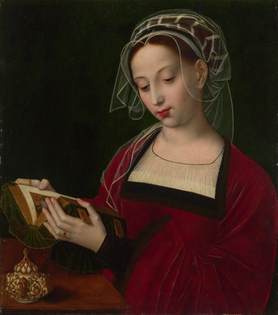 María Magdalena Leyendo, c. 1525 de Ambrosius Benson