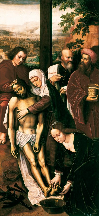 Piedad (detalle) de Ambrosius Benson