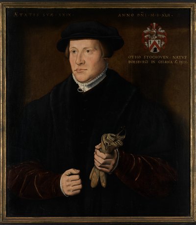 Retrato de Otho Stochoven (óleo sobre tabla) de Ambrosius Benson