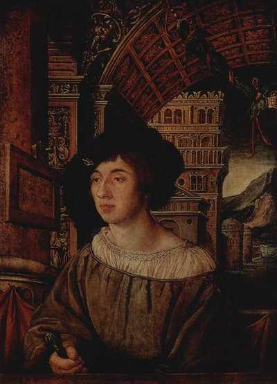 Retrato de un joven de Ambrosius Holbein