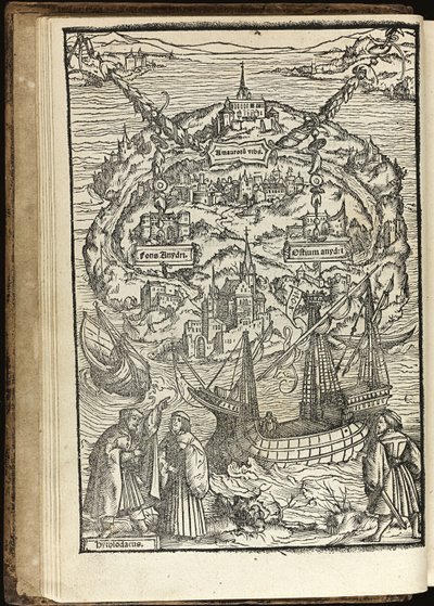 Utopía de Thomas More, 1518 de Ambrosius Holbein