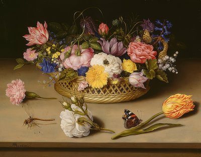 Naturaleza muerta con flores. 1614 de Ambrosius the Elder Bosschaert