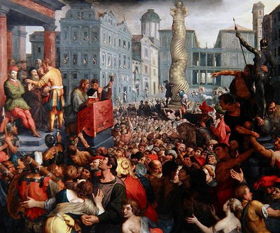 El Juicio de Zaleucus, c.1606 de Ambrosius the Elder Francken or Franck
