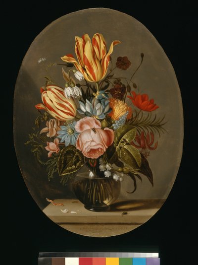 Un jarrón de flores, c.1633 de Ambrosius the Younger Bosschaert