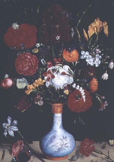 Naturaleza muerta con flores de Ambrosius the Younger Bosschaert