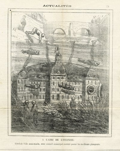 Ilustración de Cham (1819-1879) en Le Charivari de Amédée de Noé