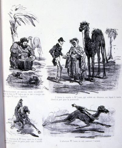 Ilustración para El arte de engordar y adelgazar de Amédée de Noé