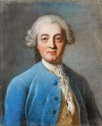 Retrato de Claude Adrien Helvétius 1715-1771 de Charles Amedee Philippe van Loo