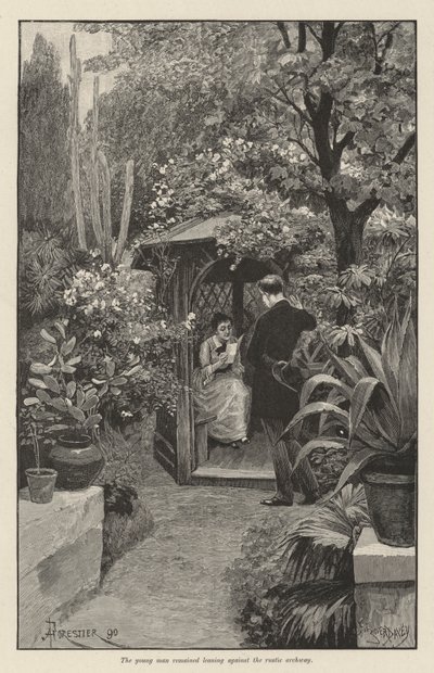 Un pupilo de la Puerta Dorada, por Bret Harte de Amedee Forestier