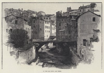 En el casco antiguo, San Remo de Amedee Forestier