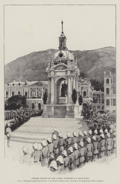 Estatua del Jubileo de la Reina inaugurada en Hong Kong de Amedee Forestier