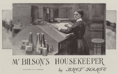 El ama de llaves del Sr. Bilson, por Bret Harte de Amedee Forestier