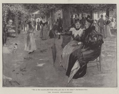 El Ama de Llaves del Sr. Bilson, por Bret Harte de Amedee Forestier