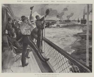 La Guerra Hispanoamericana, la Invasión de Cuba, el Convoy de Buques de Tropas partiendo de Egmont Key de Amedee Forestier