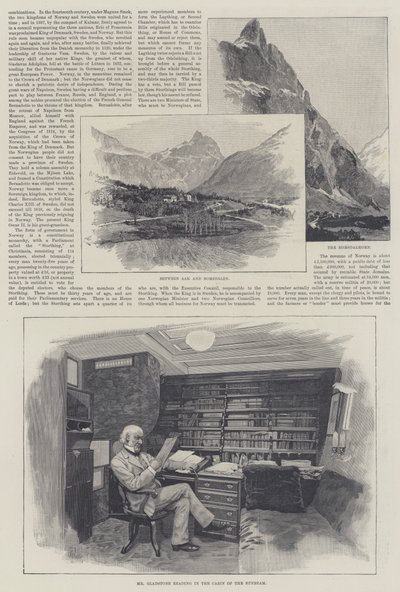El rayo de sol en Noruega, por Lady Brassey de Amedee Forestier