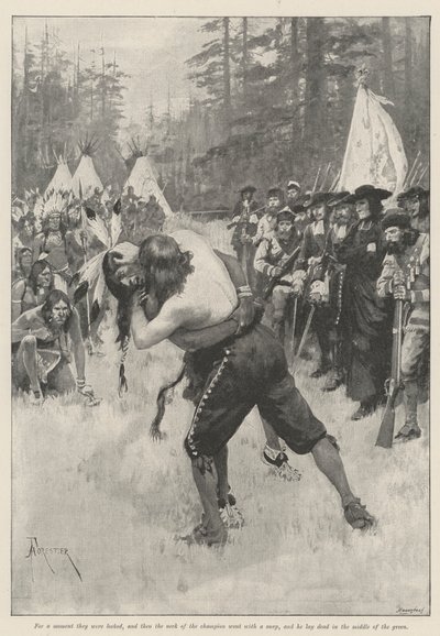 El rastro de la espada, por Gilbert Parker de Amedee Forestier