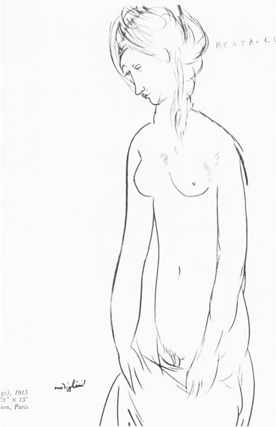 Beatrice Hastings, 1915 de Amedeo Modigliani