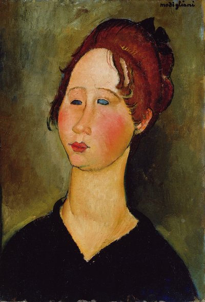 Mujer de Borgoña, 1918 de Amedeo Modigliani