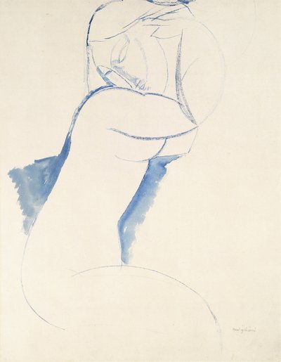 Cariatide, c.1913 de Amedeo Modigliani
