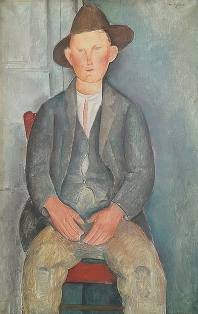 El pequeño campesino. Alrededor de 1918 de Amedeo Modigliani