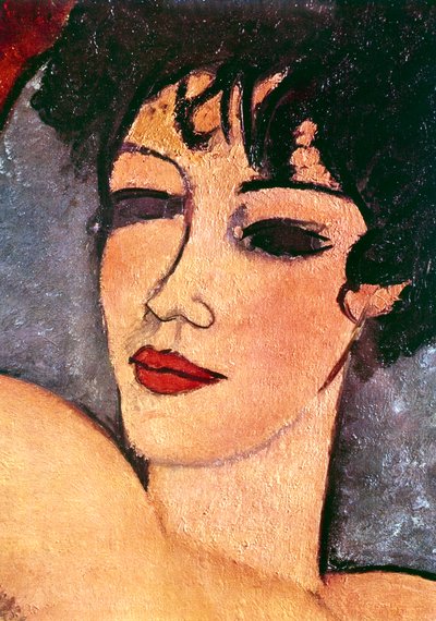 (detalle) de un desnudo durmiendo, c1917 de Amedeo Modigliani