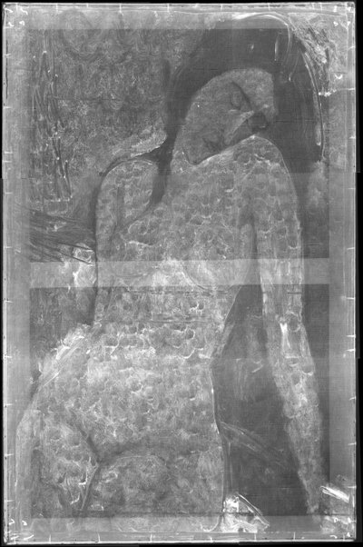 Desnudo femenino, c.1916 (radiografía) de Amedeo Modigliani