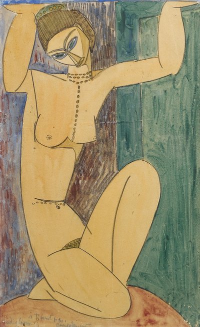 francés:  Cariatide de Amedeo Modigliani