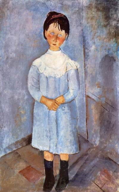 Chica de azul, 1918 de Amedeo Modigliani