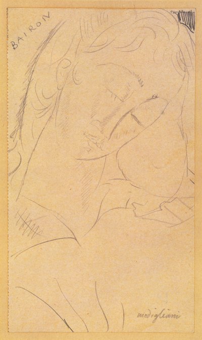 Cabeza - Bairon de Amedeo Modigliani