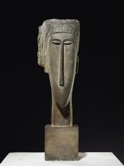 Cabeza, 1910-12 de Amedeo Modigliani