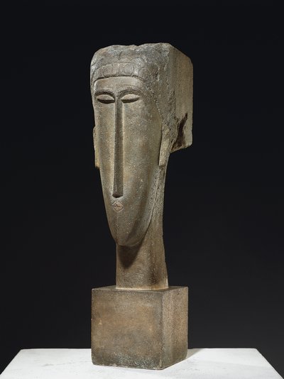 Cabeza, c.1910-12 de Amedeo Modigliani