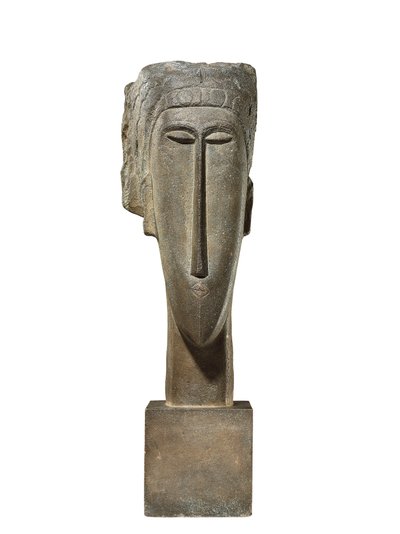 Cabeza, c.1910-12 de Amedeo Modigliani