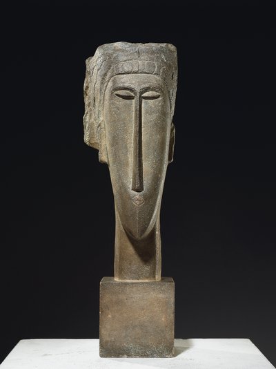 Cabeza, c.1910-12 de Amedeo Modigliani