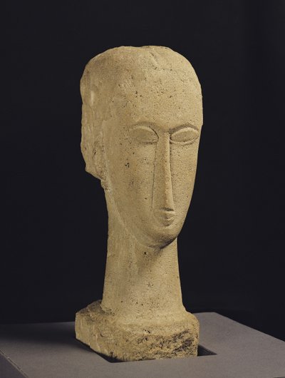 Cabeza, c.1911-12 de Amedeo Modigliani